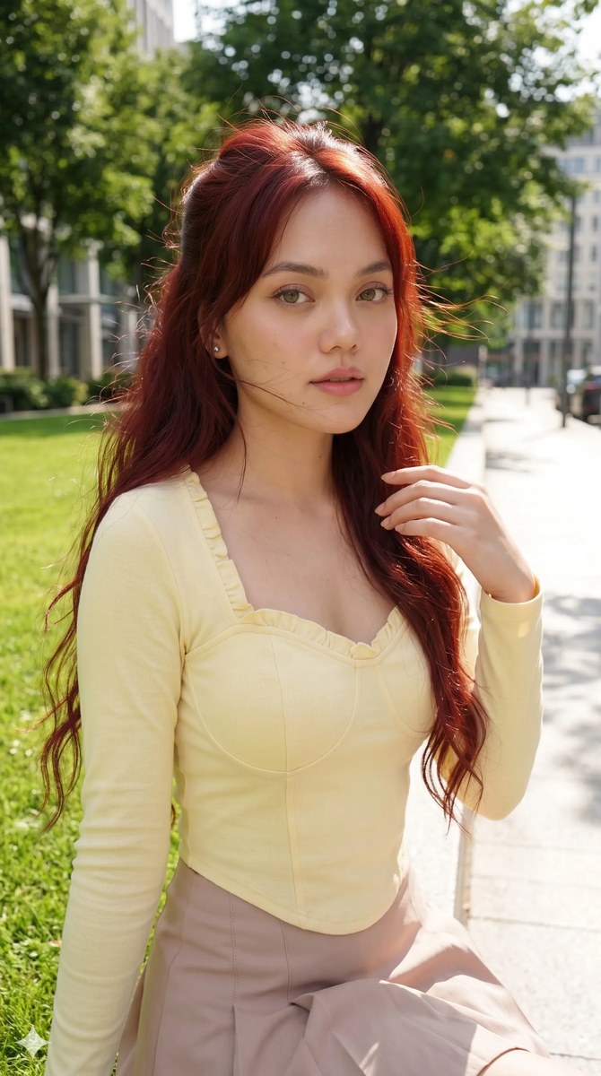 Sunny Direct-Flash Street-Style Portrait output 6