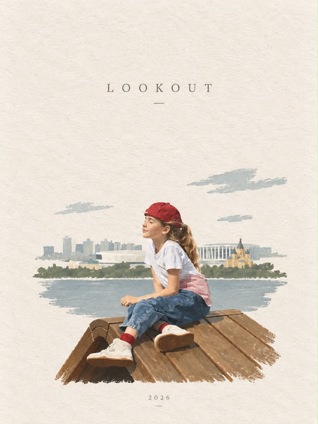 Minimal Hand-Drawn Editorial Poster from a Photo