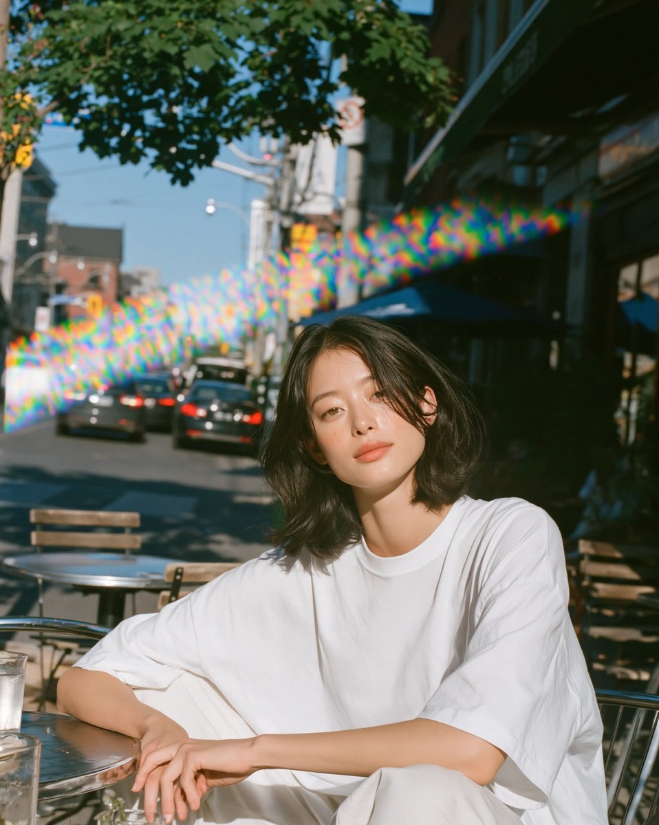 Afternoon Sun Café Portrait output 4