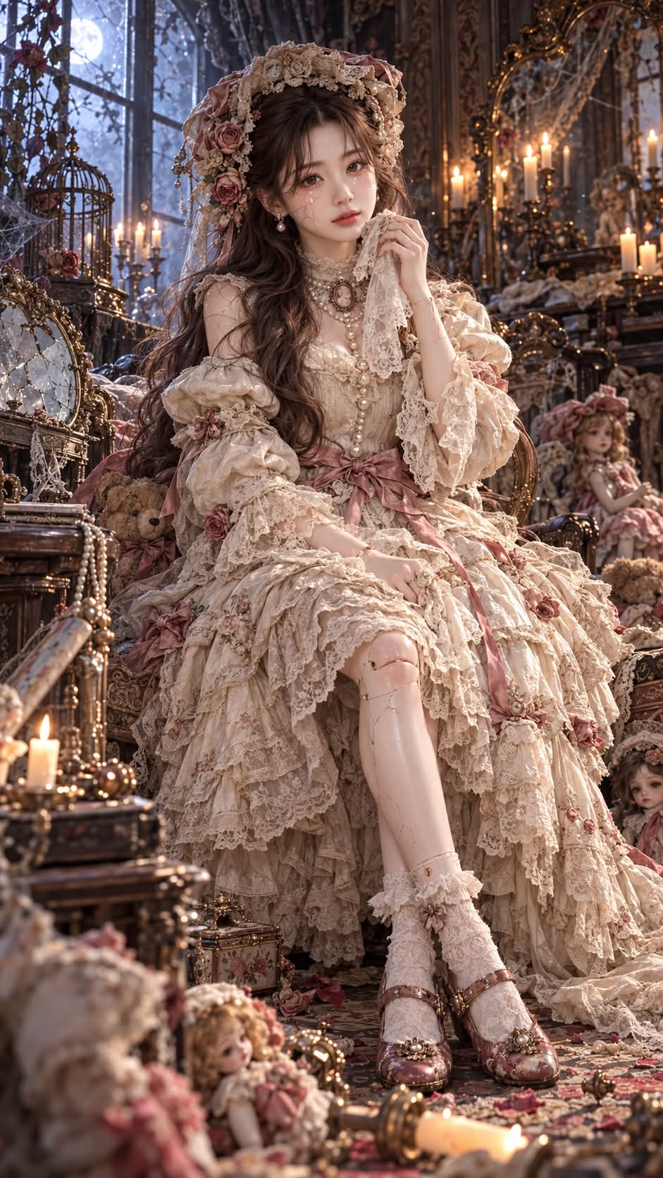 Weeping Porcelain Doll: A Century of Tears
