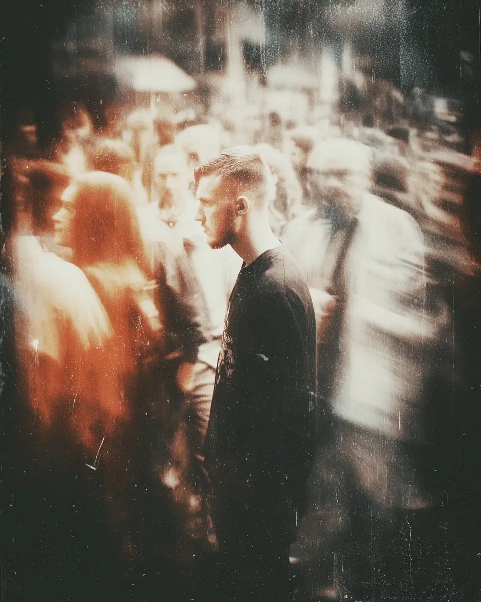 Cinematic Motion-Blur Record Sleeve Portrait output 9