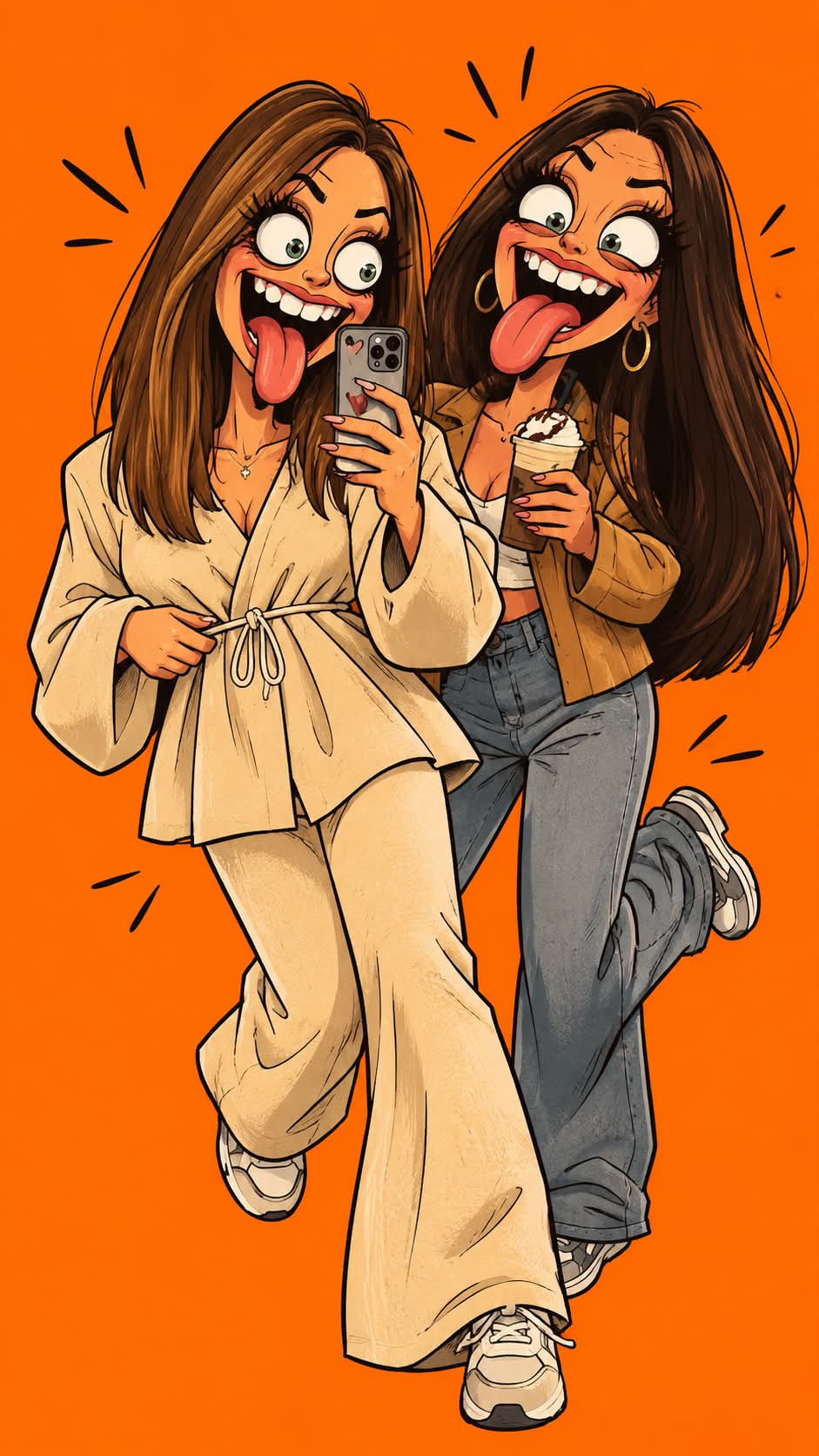 Exaggerated Comic Cartoon Photo Transformation output 1