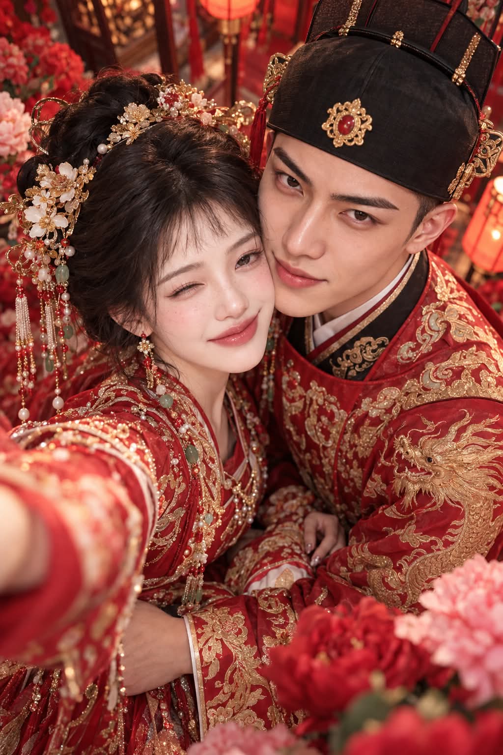 Candid Peony Wedding Portrait output 1