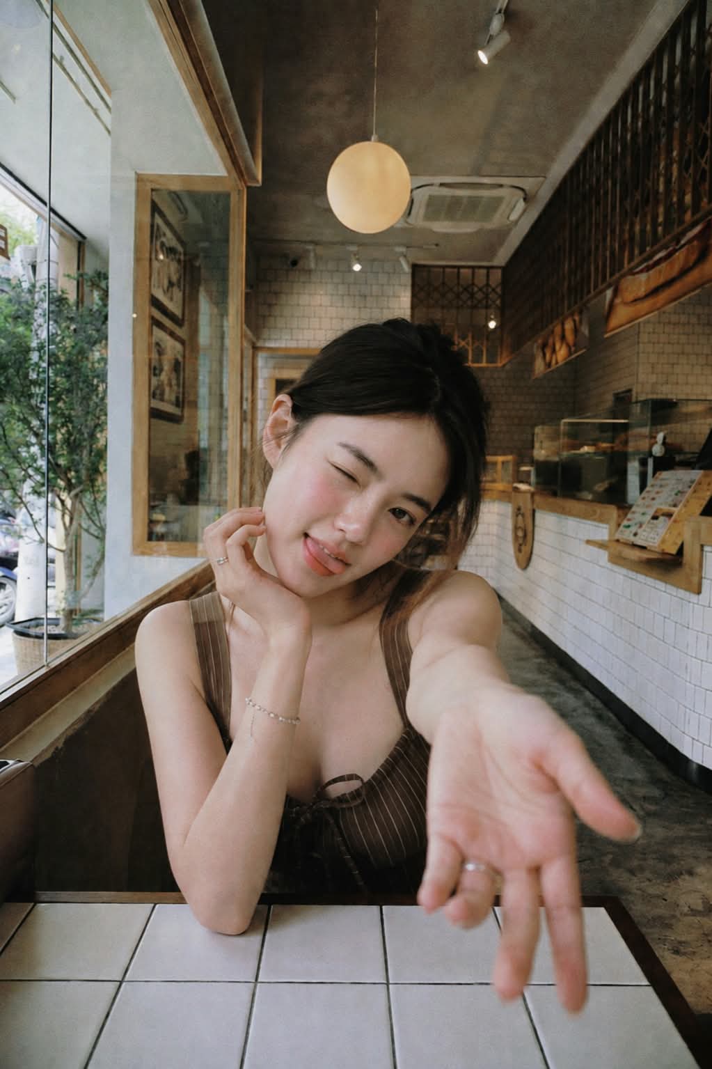 Velvet Static at Table Nine — Café Portrait output 2