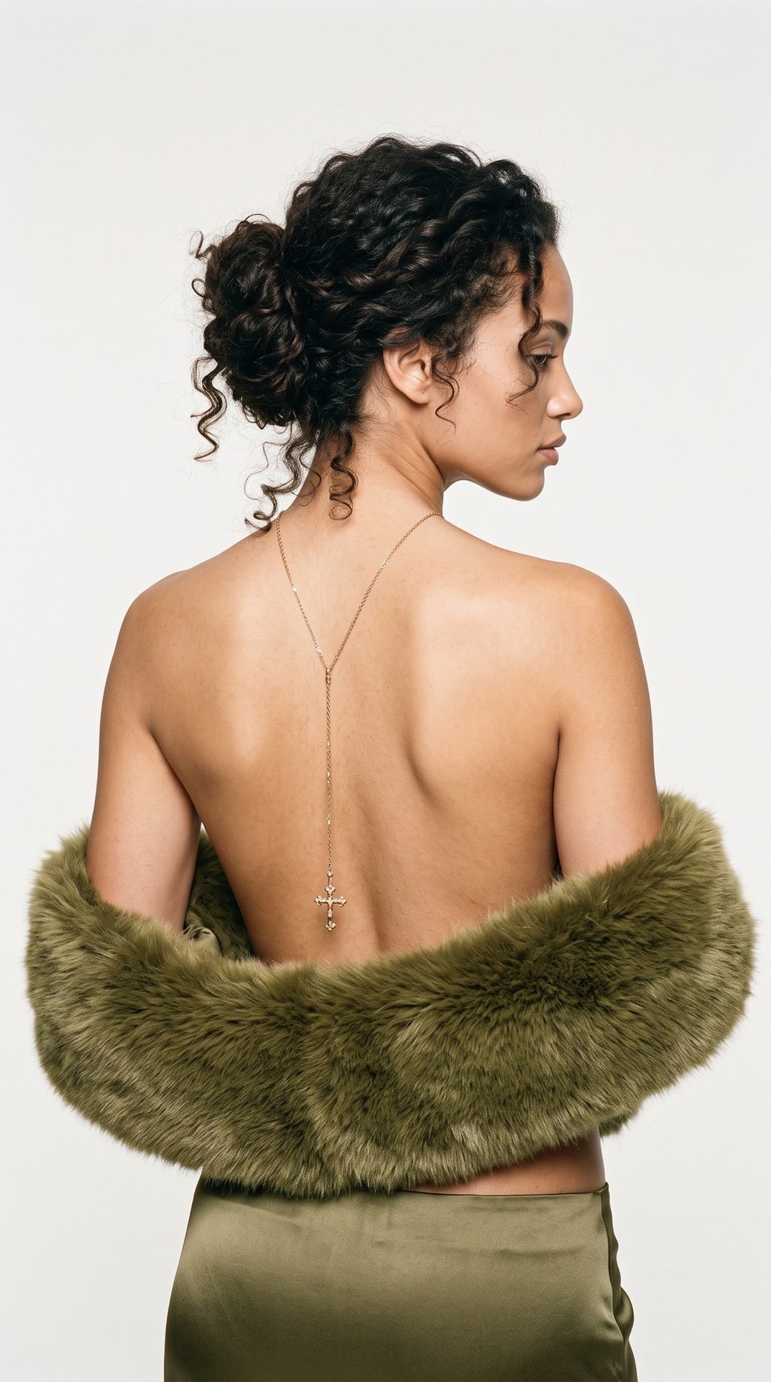 Late-1990s Olive-Fur Fashion Portrait output 1