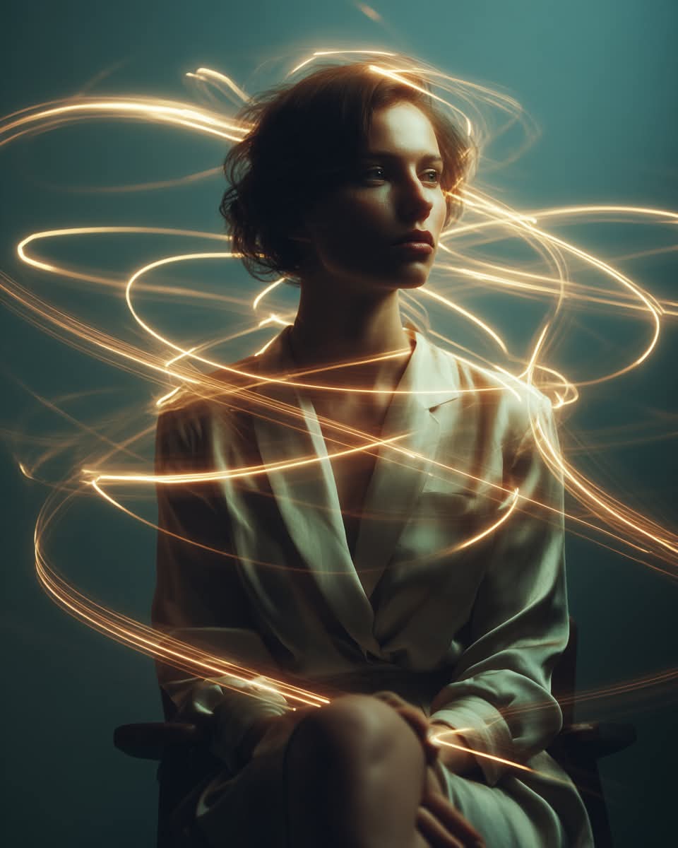 Cinematic Portrait with Radiant Energy output 6
