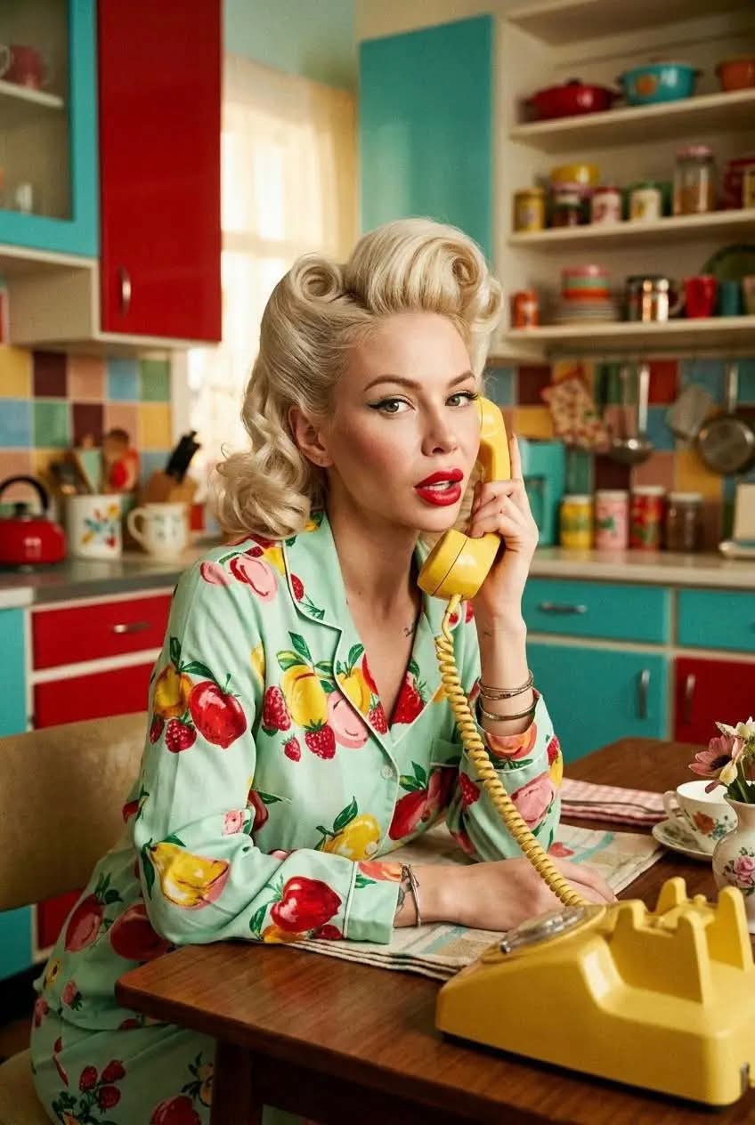 1950s Retro-Pin-Up Kitchen Fashion Photo output 3