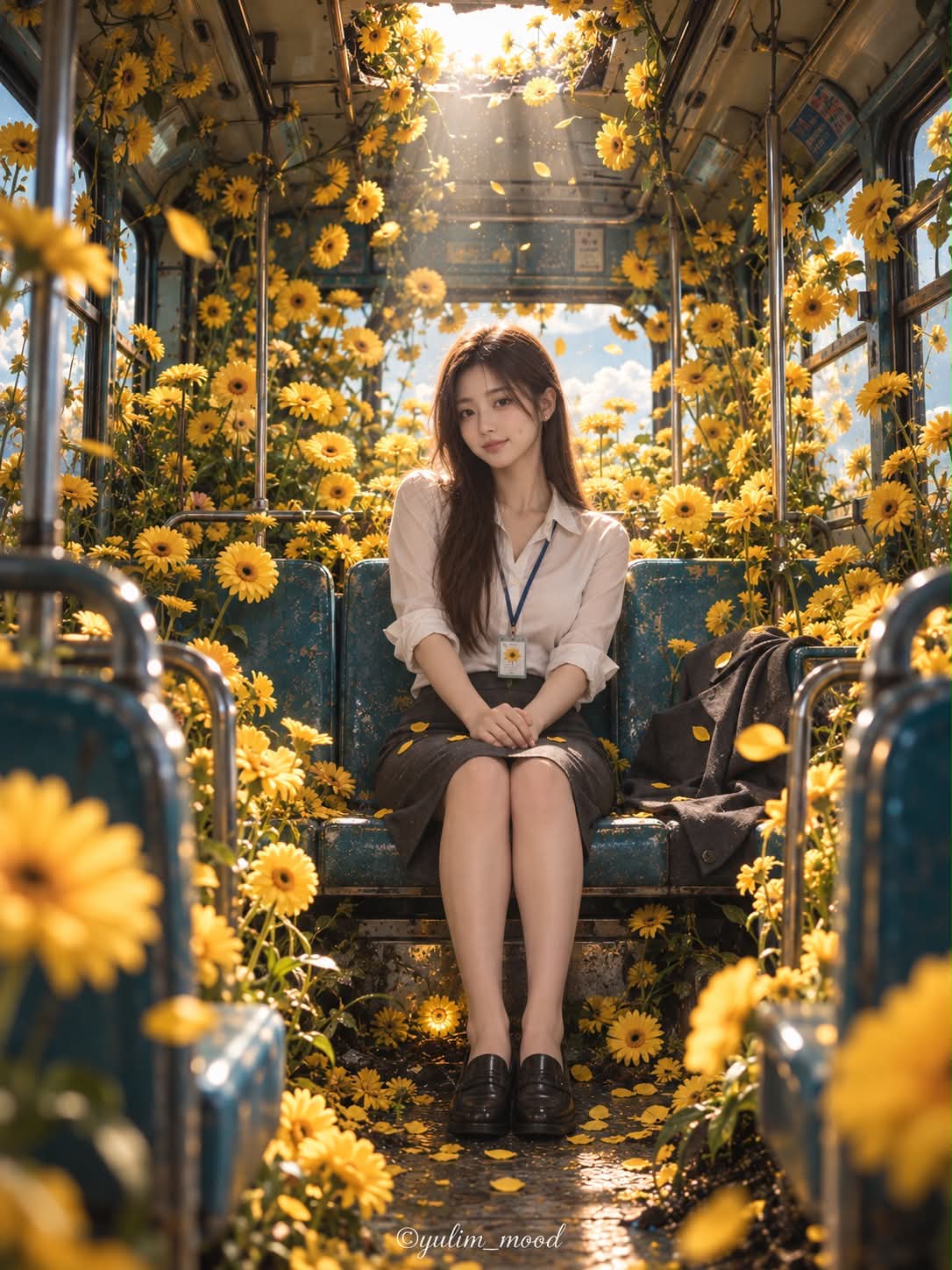 The Secret Bus of Yellow Gerberas: Anomalous Happiness