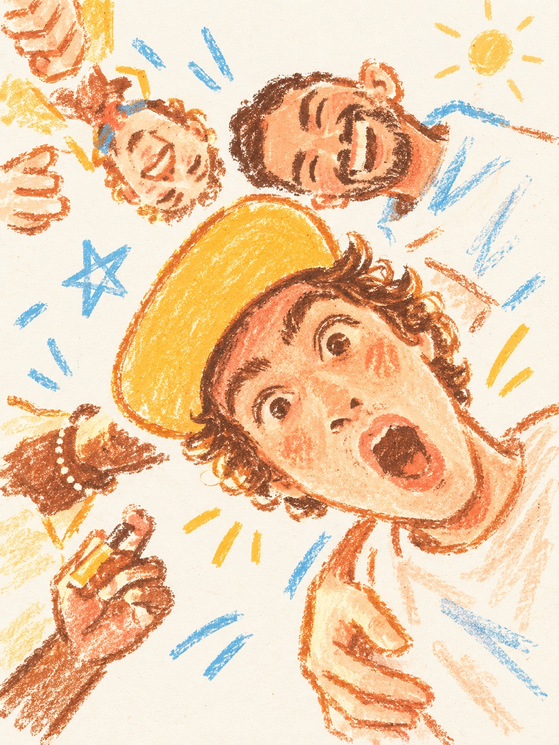 Pastel Crayon Graffiti from a Reference Photo output 3