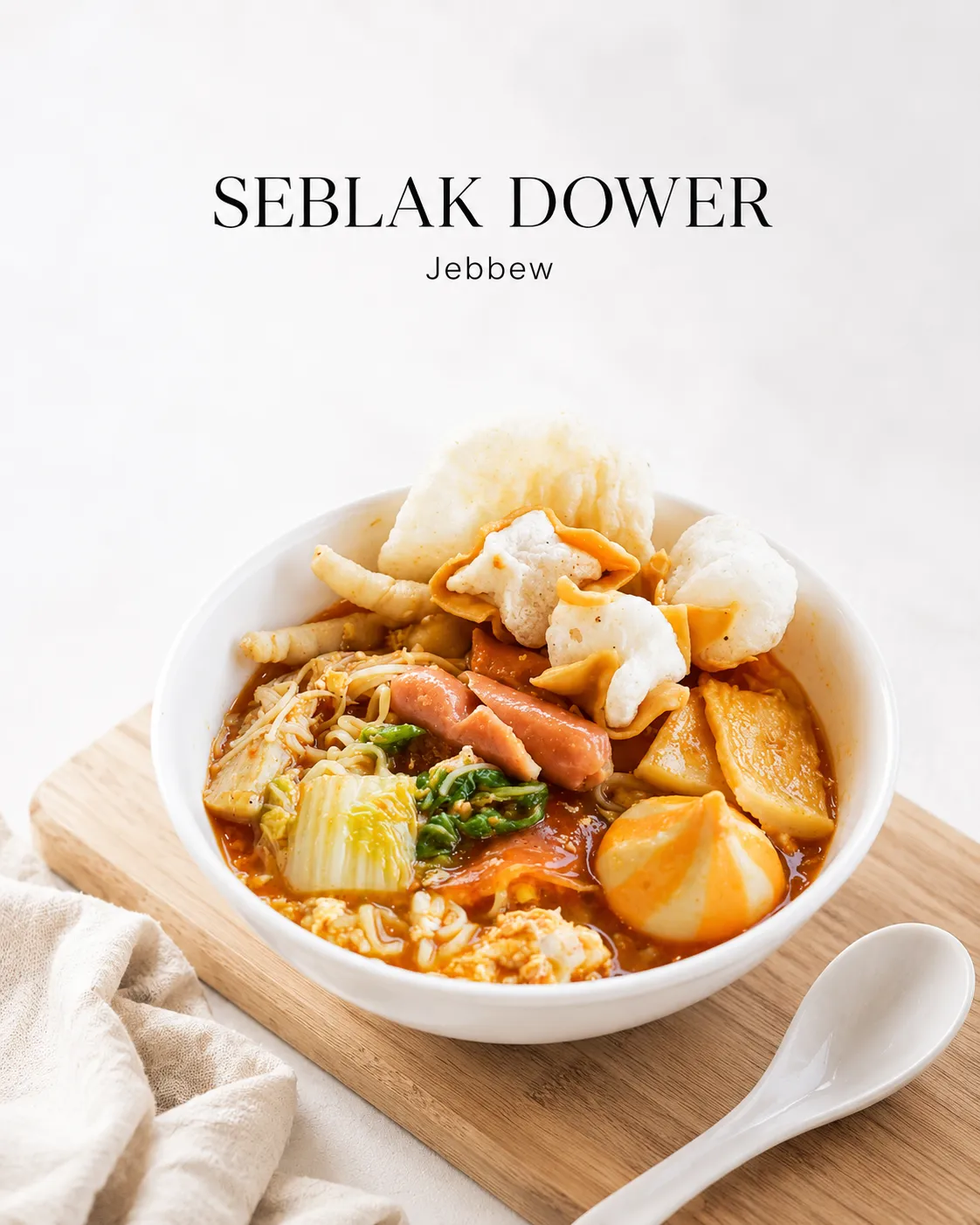 Airy Editorial White Food Product Photo output 2
