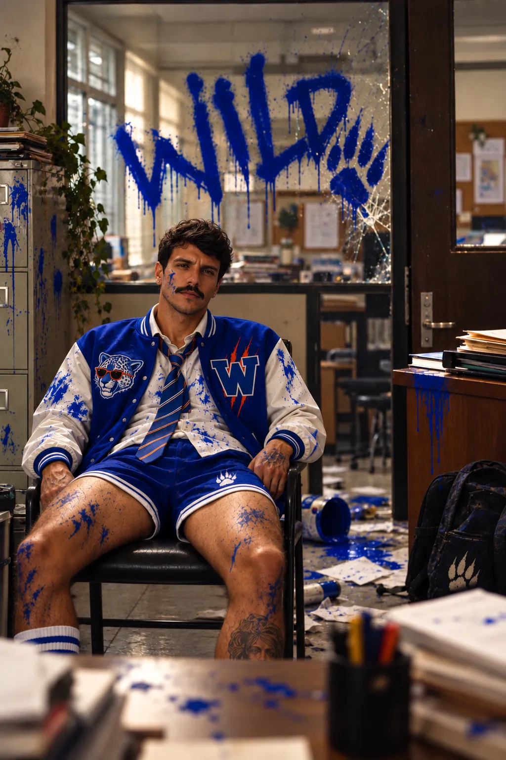 Wild University Detention Editorial Portrait output 1