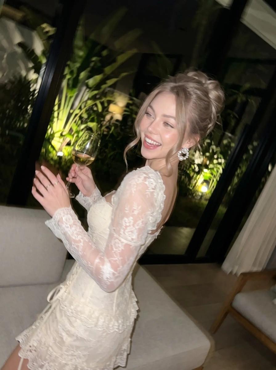 Nighttime Champagne Editorial Portrait output 16