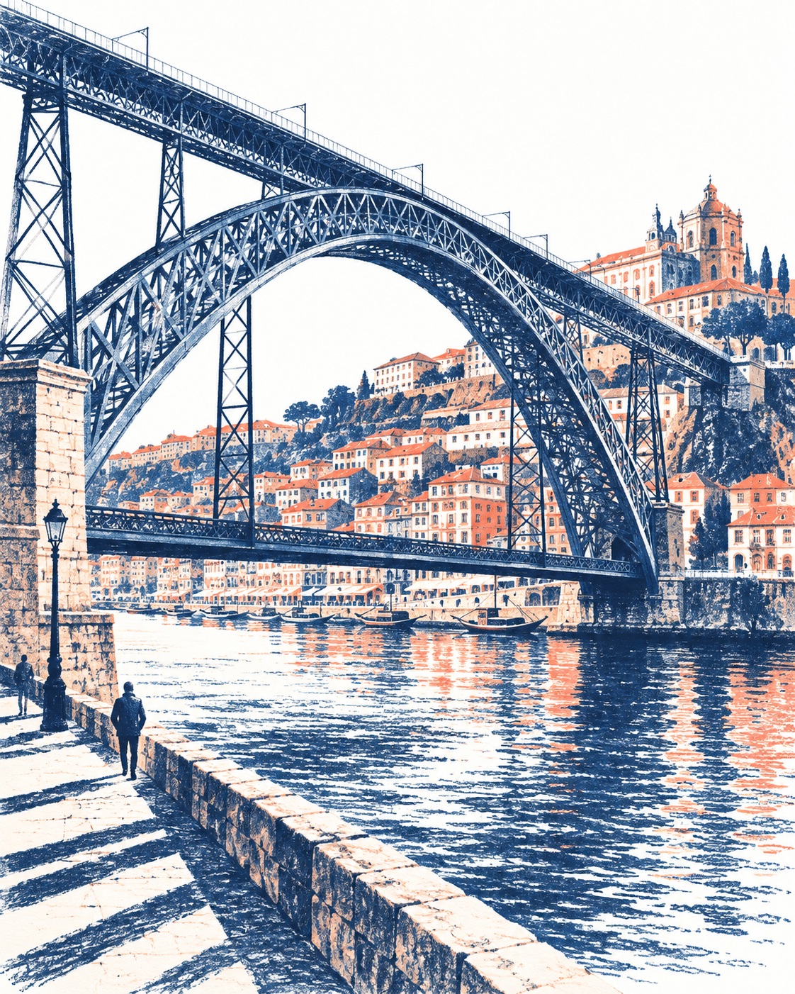 Two-Ink Neighborhood Lithograph output 4
