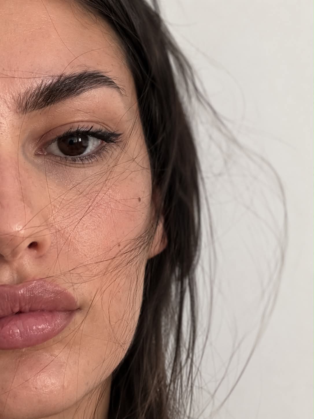 Asymmetric Extreme Close-Up Portrait