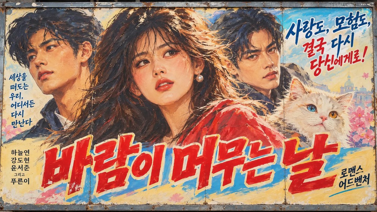 Hand-Painted Korean Cinema Billboard