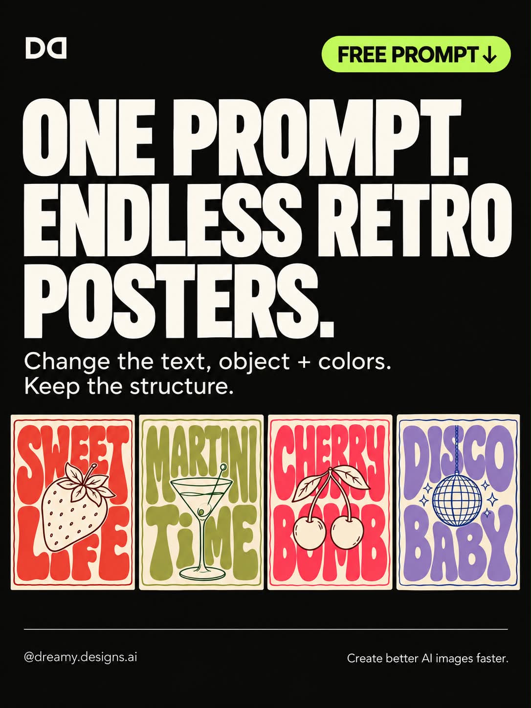 Retro Minimalist Typography Poster