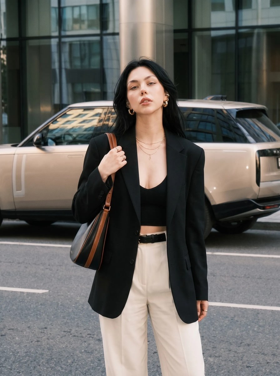 Luxury Street-Style Fashion Portrait output 8
