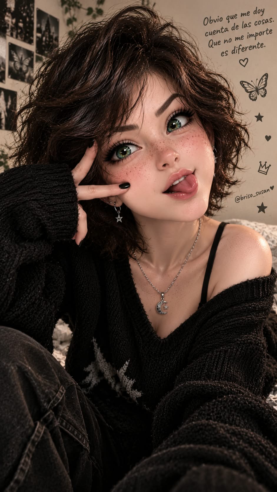 Elegant Anime Portrait with a Confident Expression output 2