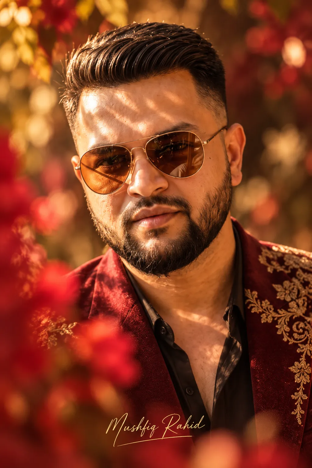 Golden-Hour Luxury Fashion Portrait