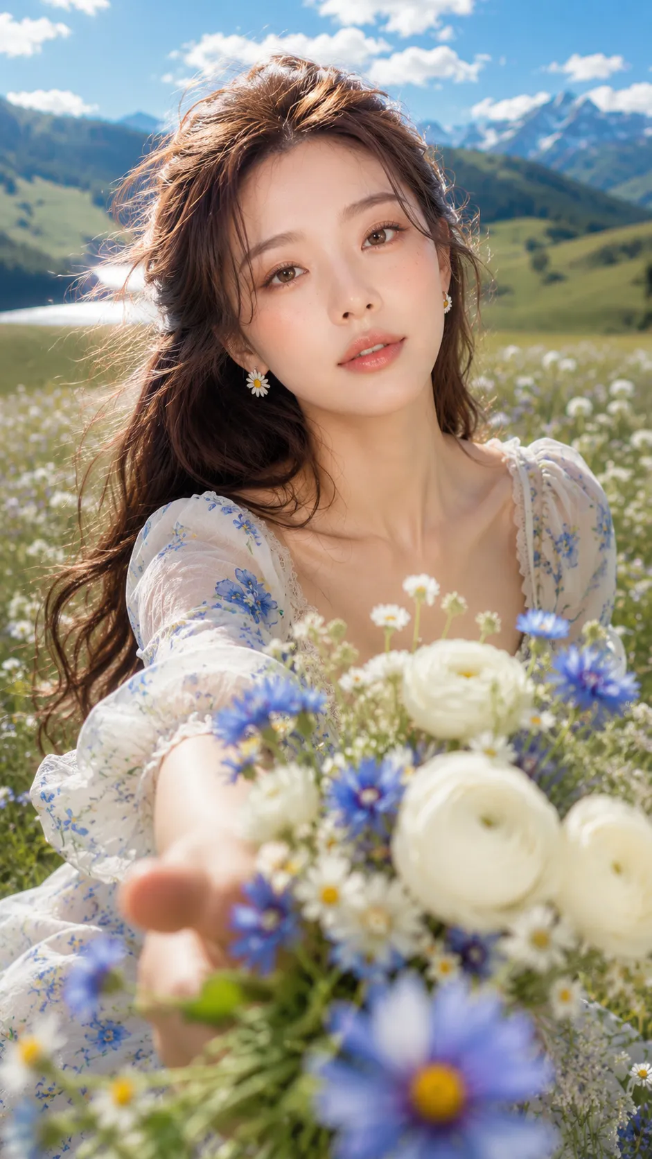 Whispers Beneath the Summer Sky — Alpine Editorial Portrait output 4