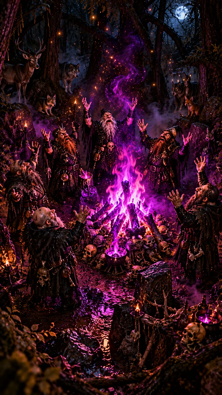 Seven Evil Dwarfs: Electric Purple Ritual