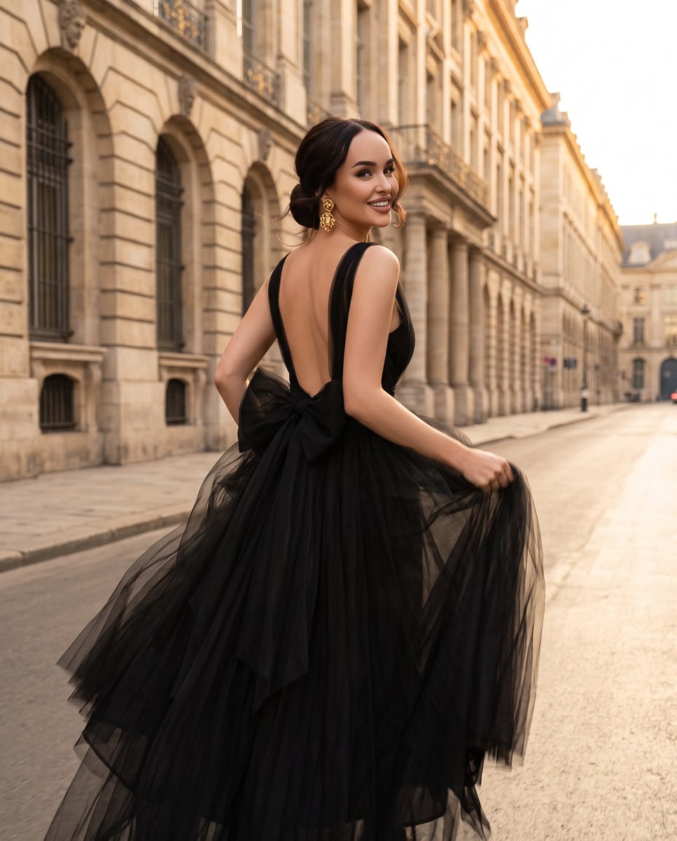 Luxury Couture Editorial on a European Street