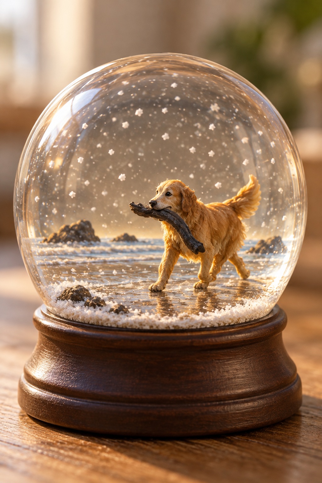 Turn a Reference Photo into a Snow Globe output 2