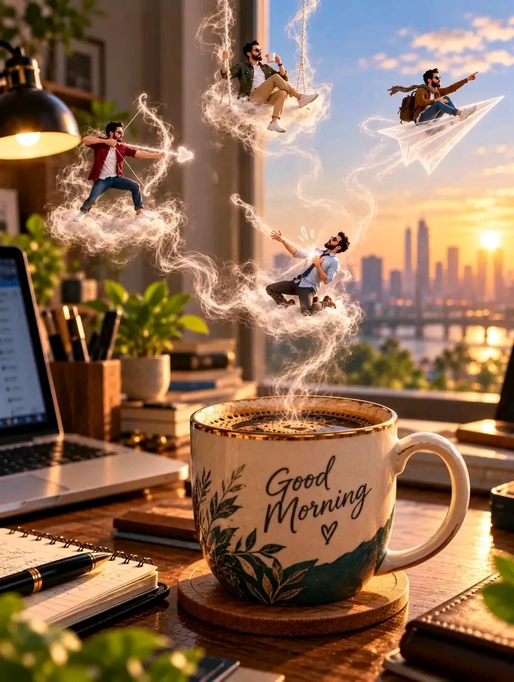Good Morning: Coffee Mug Micro-Universe