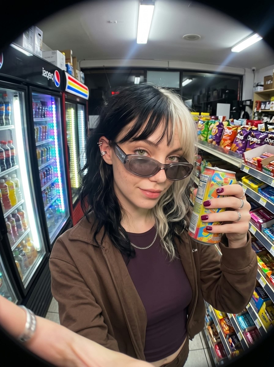 Convenience Store Fisheye Selfie output 2