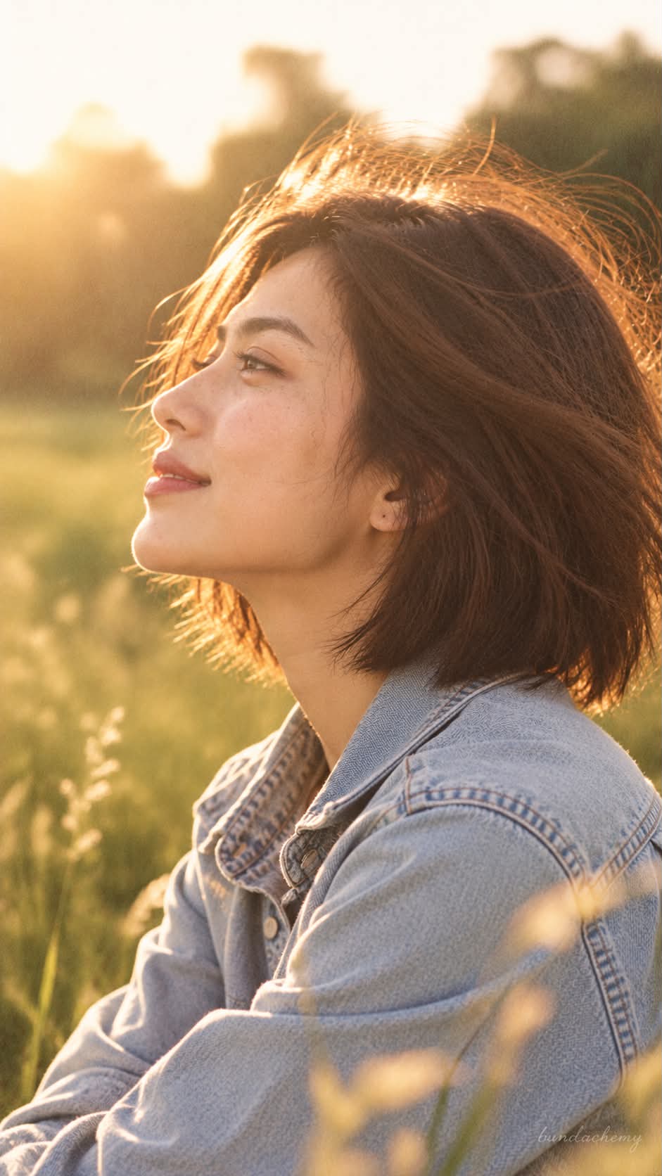 Dreamy Meadow Portrait on Film output 5