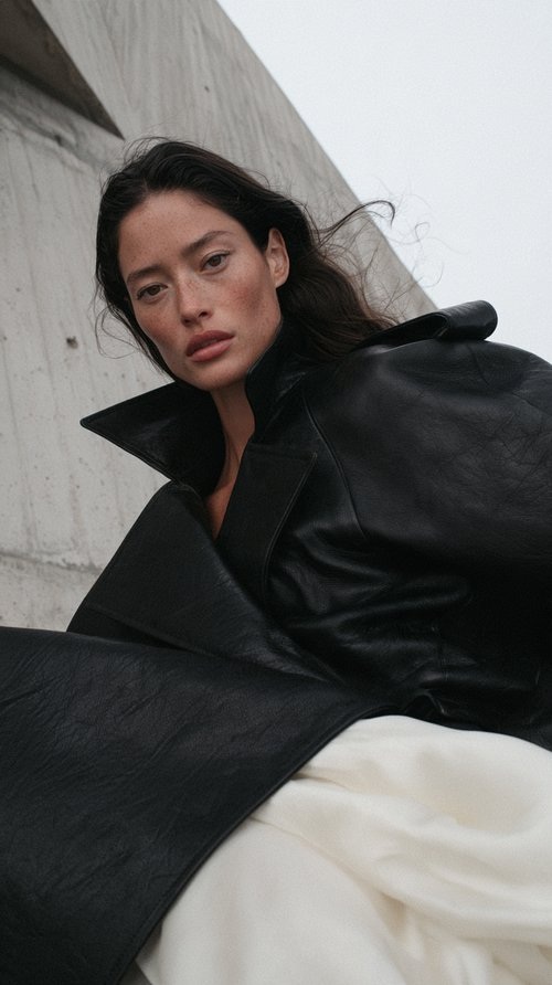 Brutalist City Street-Style Fashion Photograph output 2