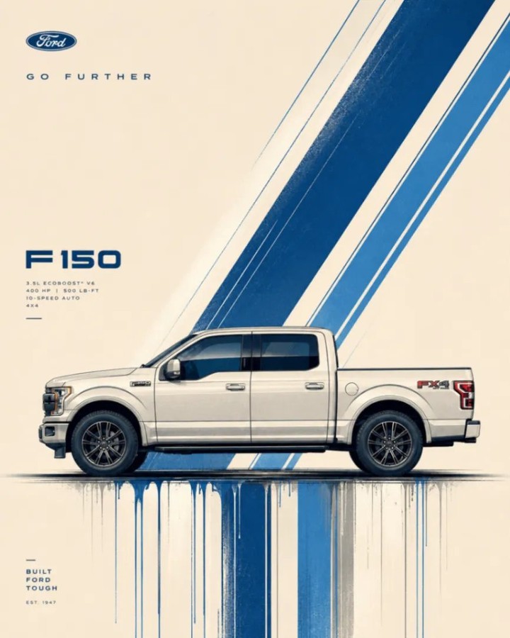 Modernist Automotive Poster