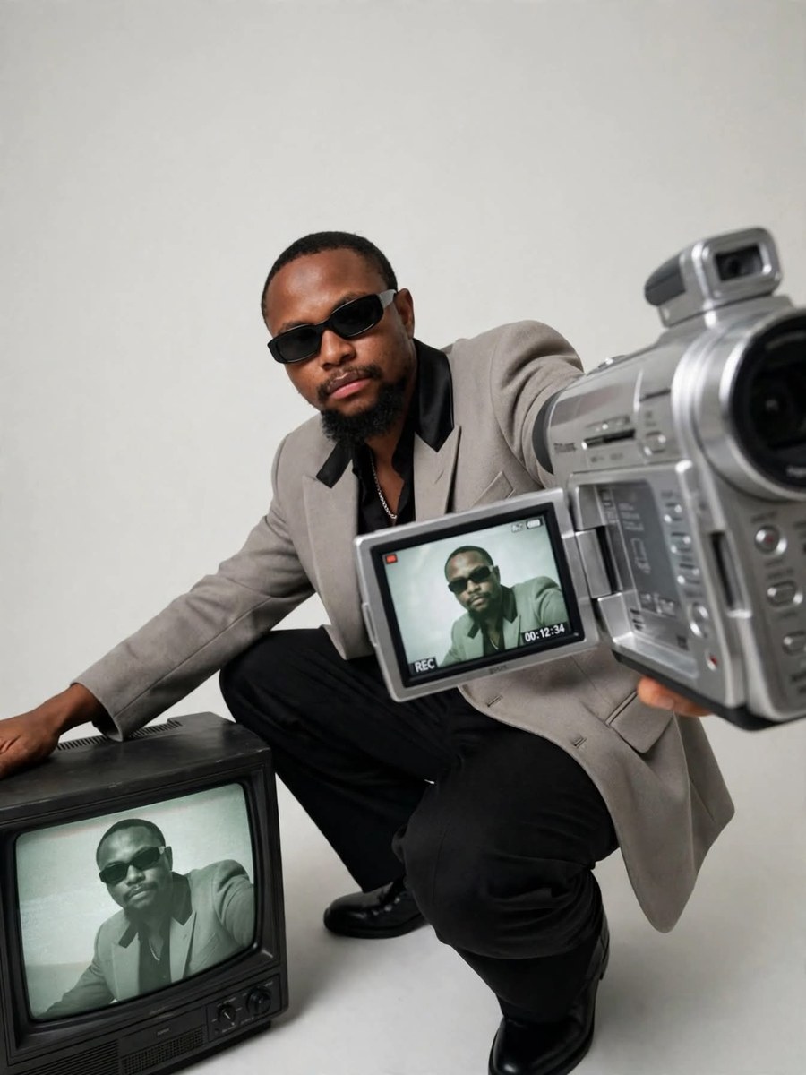 Retro Camcorder Luxury Streetwear Editorial