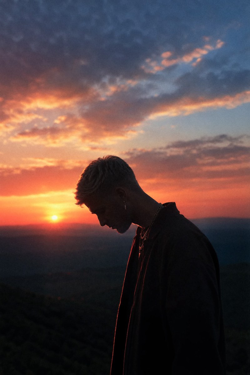 Cinematic Sunset Silhouette Portrait output 2