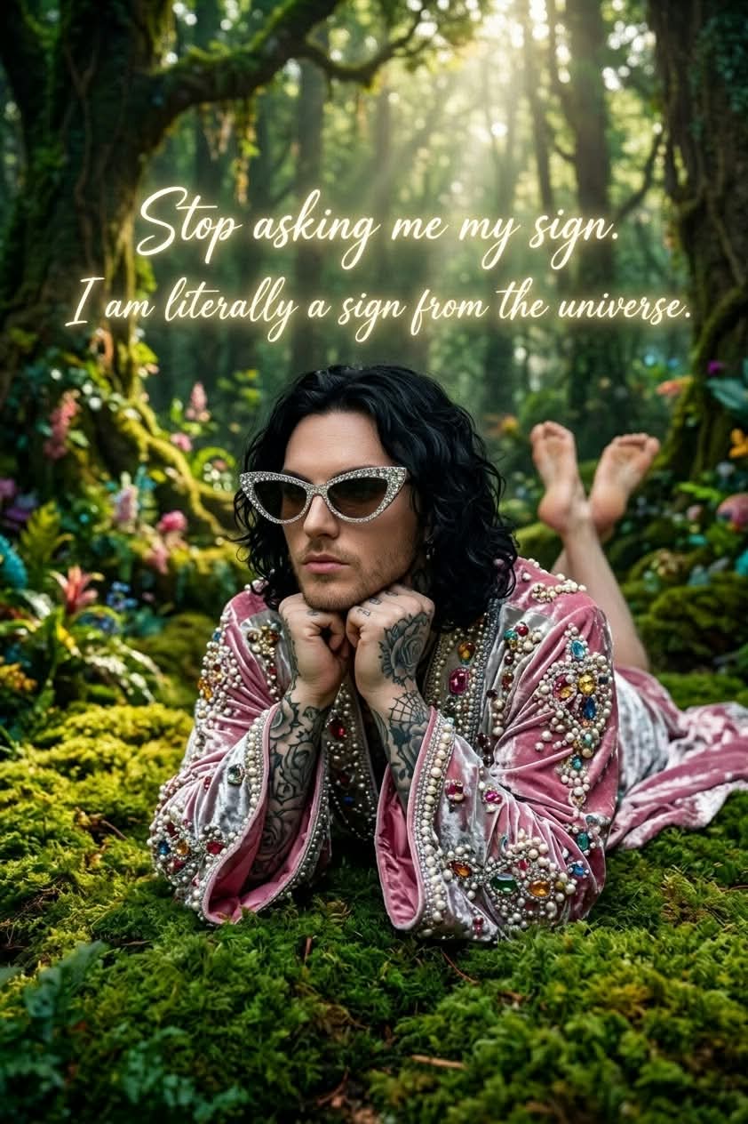 Magical Forest Portrait with a Cosmic Message output 2