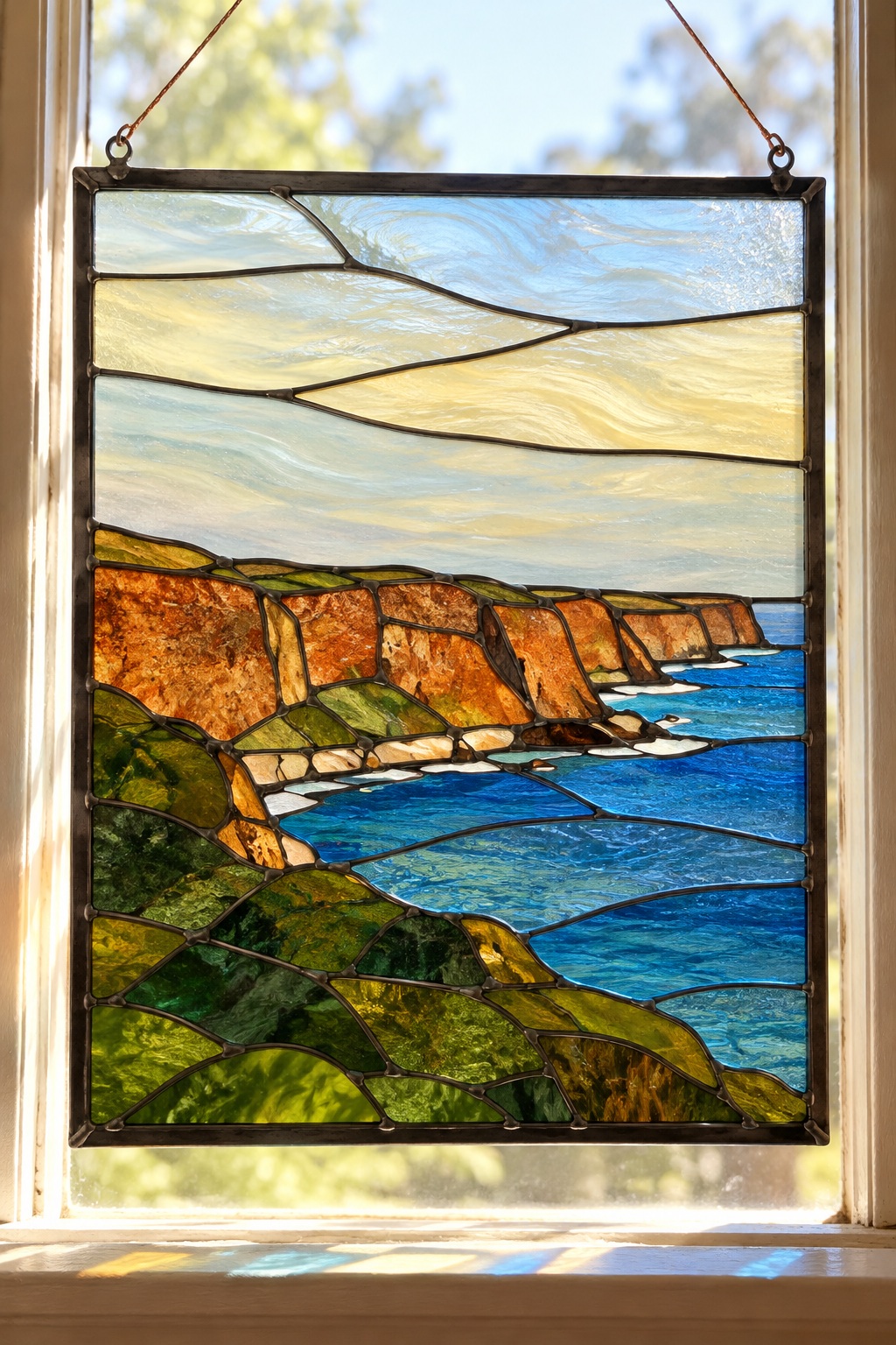 Turn a Photo into a Leaded Stained-Glass Panel output 2