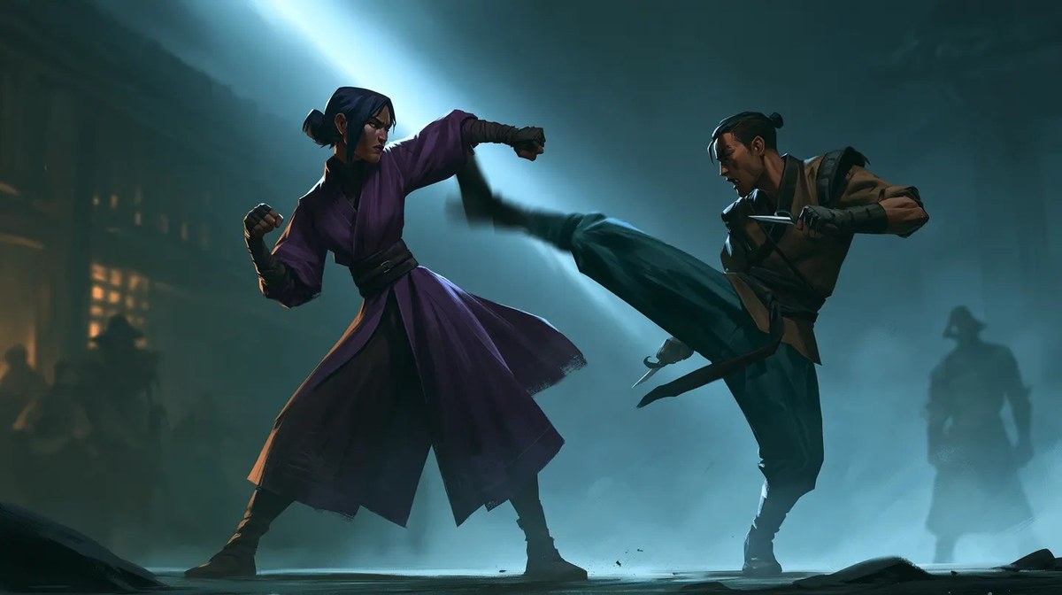 Realistic Epic Fight Scene