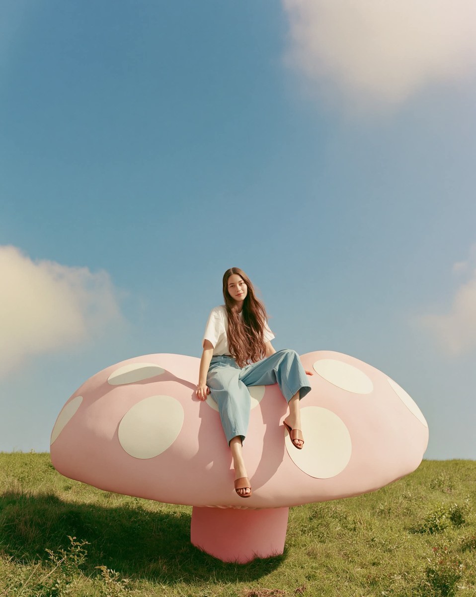 Pink Mushroom Meadow Fashion Editorial output 4