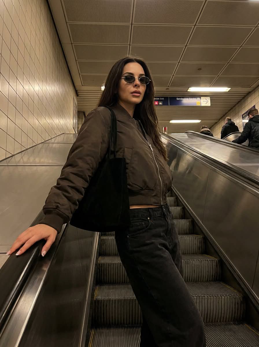 Subway Escalator Flash Portrait output 2