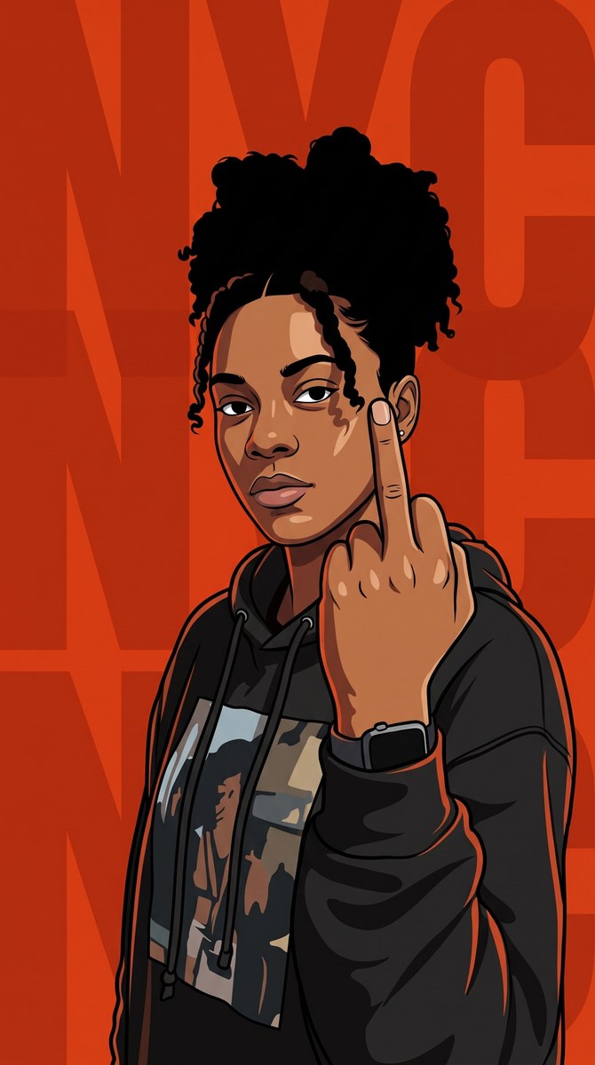 Transform a Photo into GTA Loading-Screen Vector Art output 2