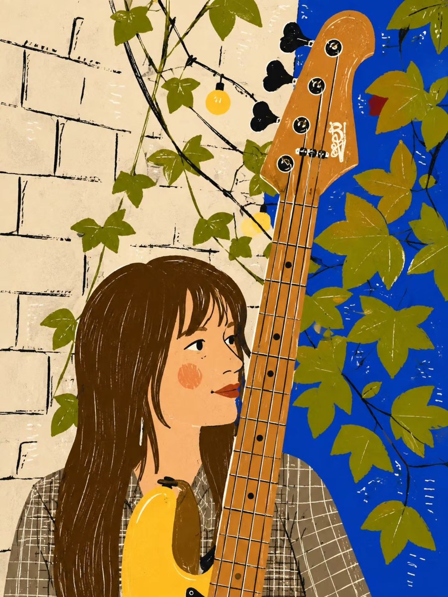 Modern Naive Illustrated Poster from a Photo output 2