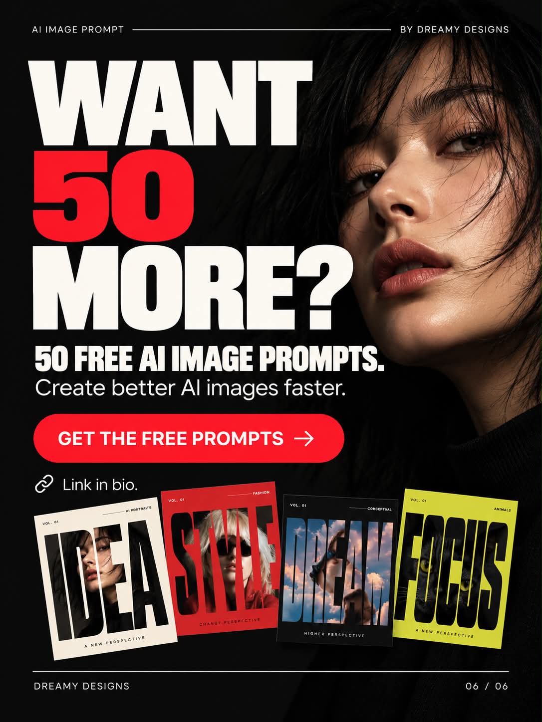 Oversized Headline Portrait Mask Poster output 6