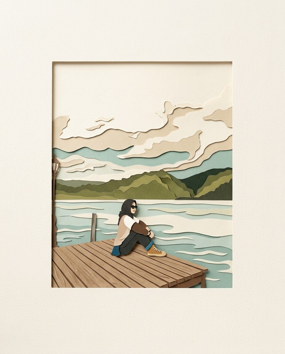 Handcrafted Paper-Cut Travel Artwork output 7