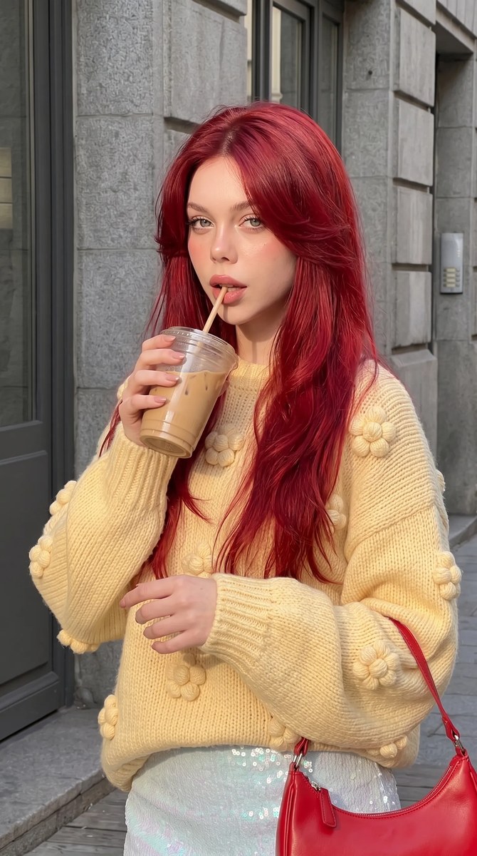 Golden-Hour Coffee Break Street-Fashion Portrait output 14