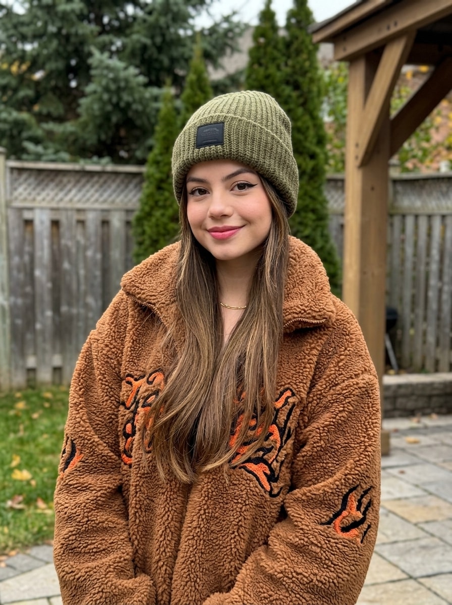 Cozy Autumn Sherpa Portrait output 1