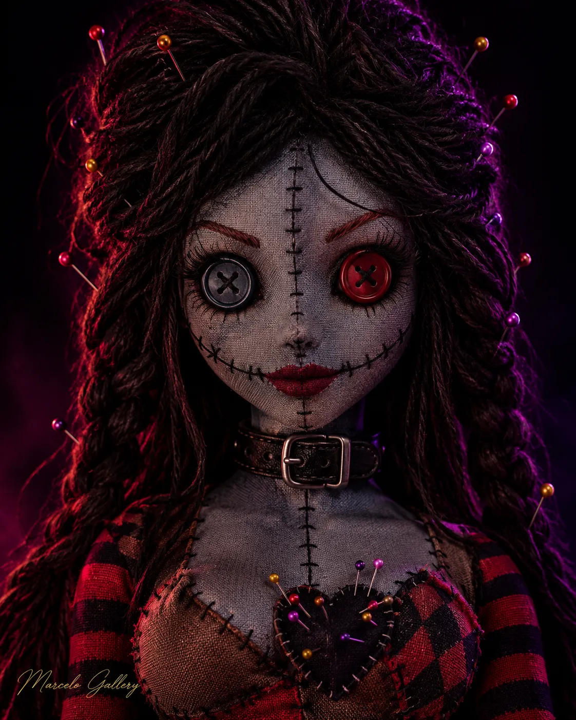 Hyper-Realistic 3D Voodoo Rag Doll