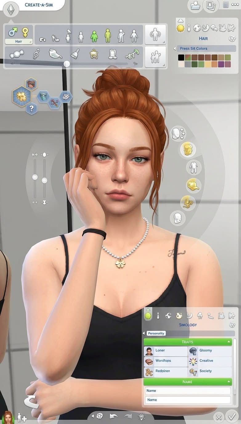 The Sims 4 Create-a-Sim Portrait from a Photo output 1