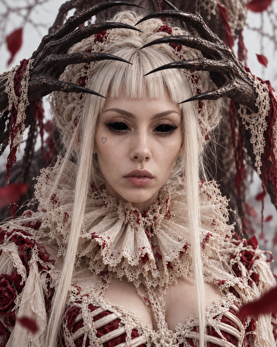 Dark Gothic Romance Fashion Photoshoot