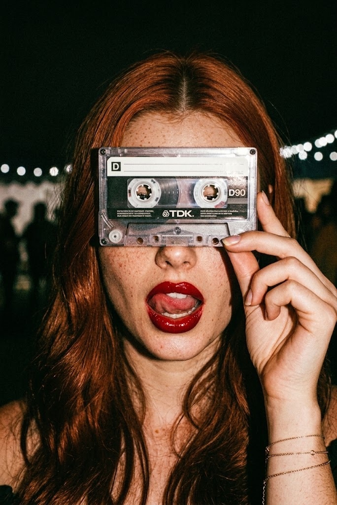 Direct-Flash Cassette Tape Portrait output 1