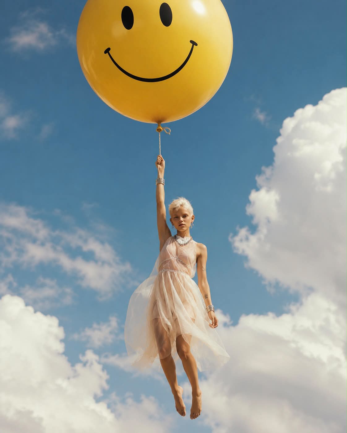 Smiley Balloon Fashion Editorial output 1